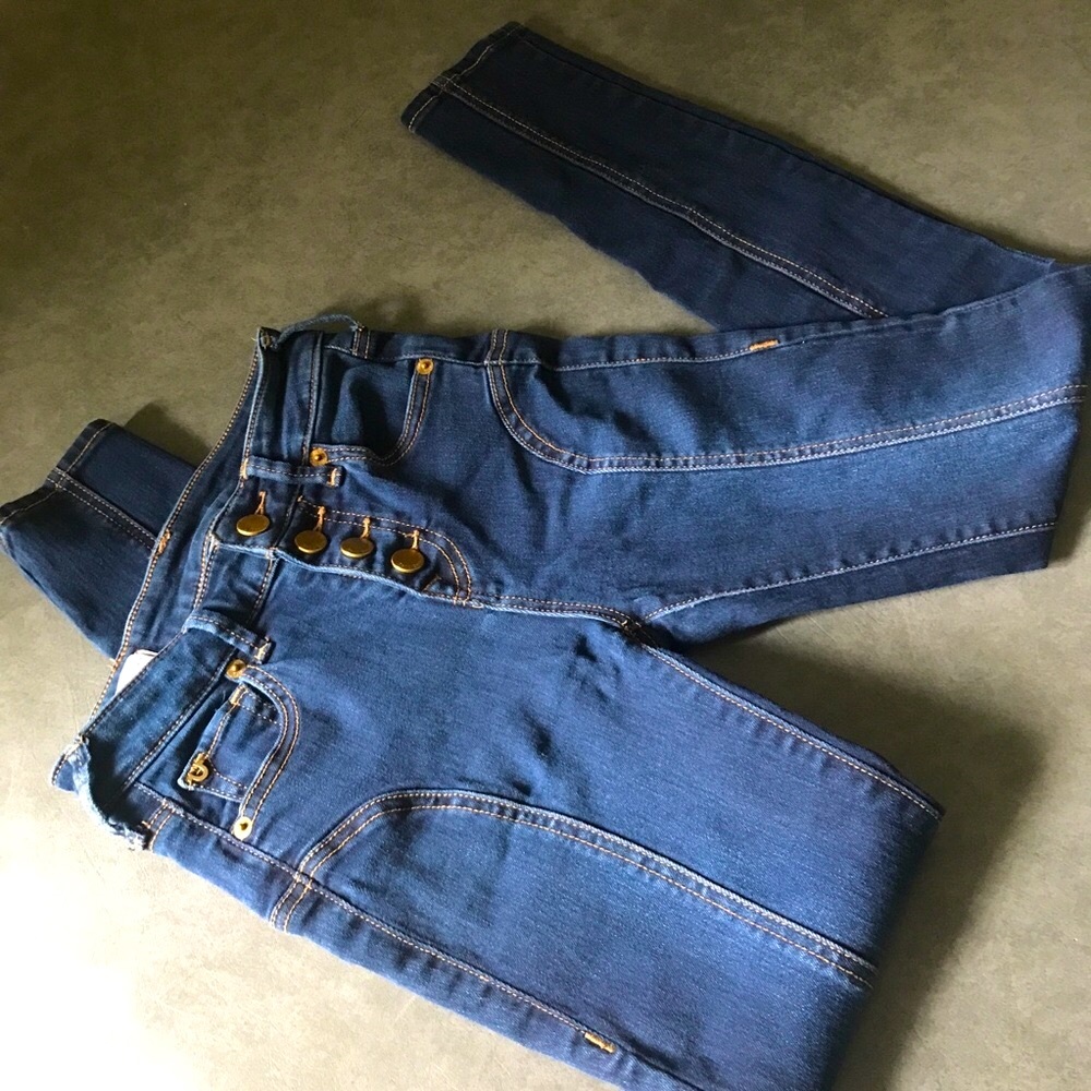 True Religion Hallie Denim Button up Jeans Size 24